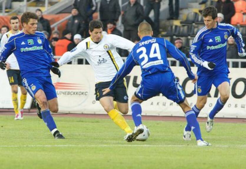 Динамо победило Металлург двумя левыми...