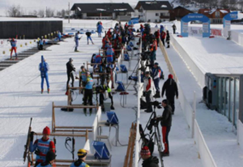 Биатлон. В Риднау построили новый стадион