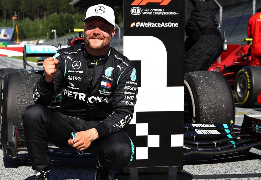 "Наш успех был бы невозможен без тебя": Мерседес попрощался с Боттасом