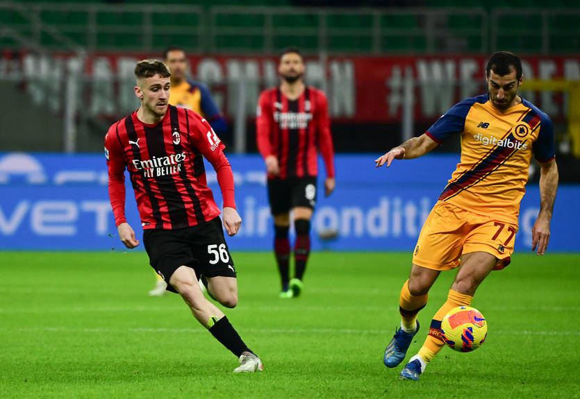 Милан в результативном матче обыграл Рому