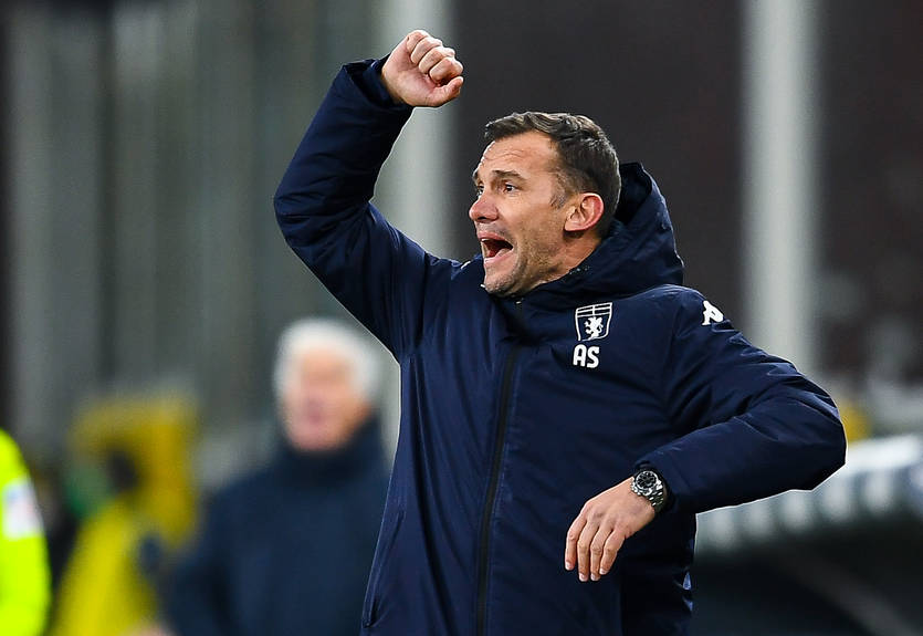 Шевченко не сможет руководить Дженоа в матче со Специей из-за коронавируса