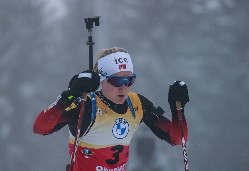 Биатлон: Олсбю Ройселанд выиграла гонку преследования в Рупольдинге, Джима - в ТОП-25