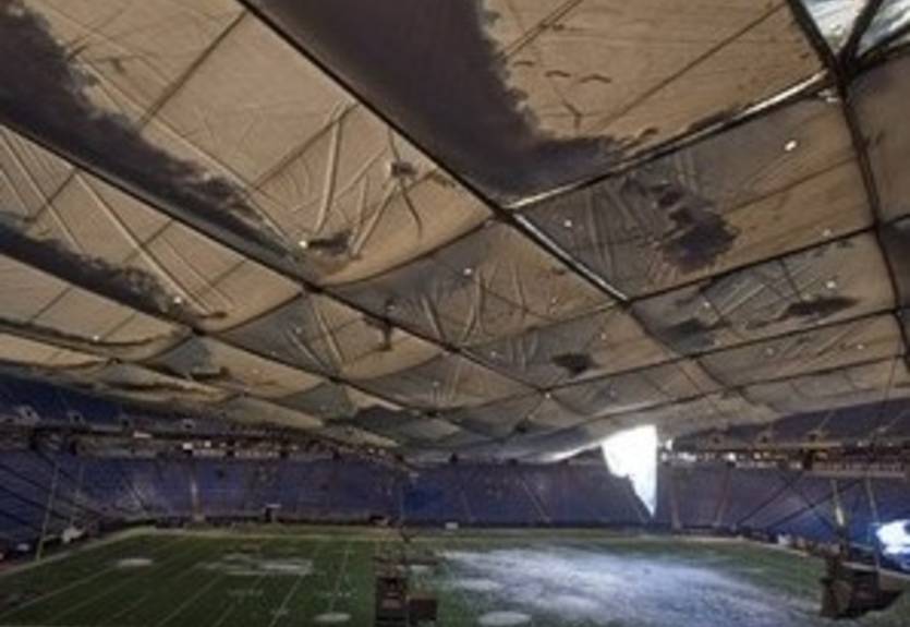 Ремонт крыши Метродоума может занять около шести месяцев