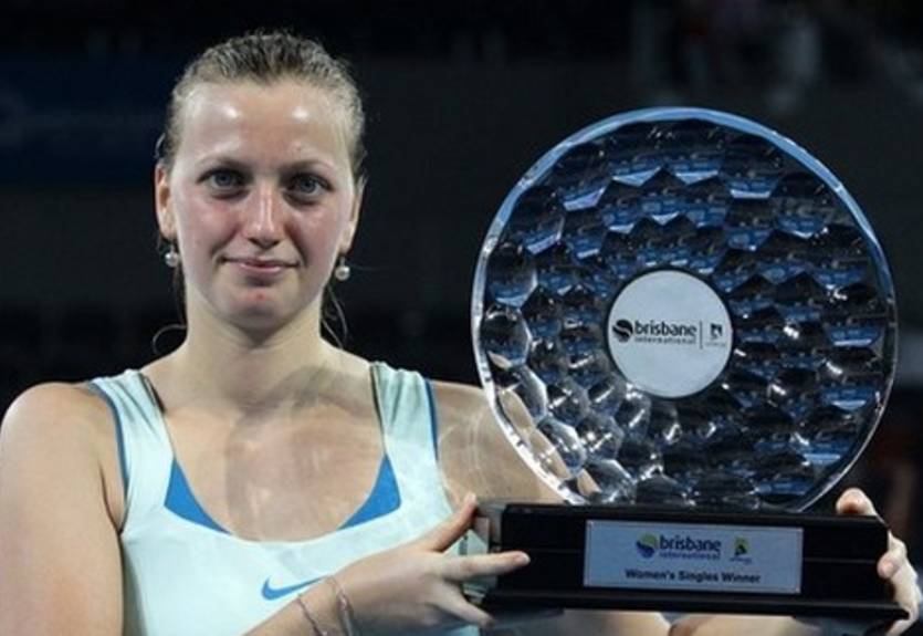 Брисбен (WTA). Квитова празднует победу