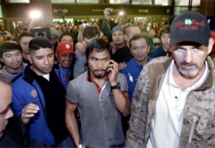 Паккьяо вернулся в Америку