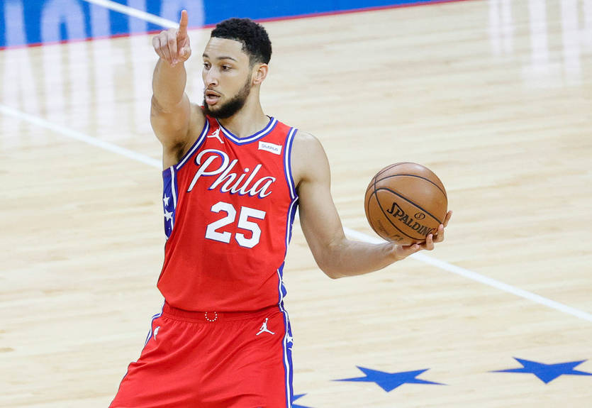 Симмонс, не сыгравший ни разу в нынешнем сезоне НБА, получил два голоса при выборе стартеров на Матч всех звезд