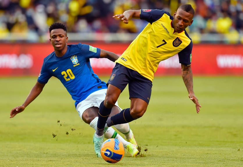 Эквадор - Бразилия 1:1 видео голов и обзор матча квалификации ЧМ-2022 Эквадор - Бразилия 1:1 видео голов и обзор матча квалификации ЧМ-2022