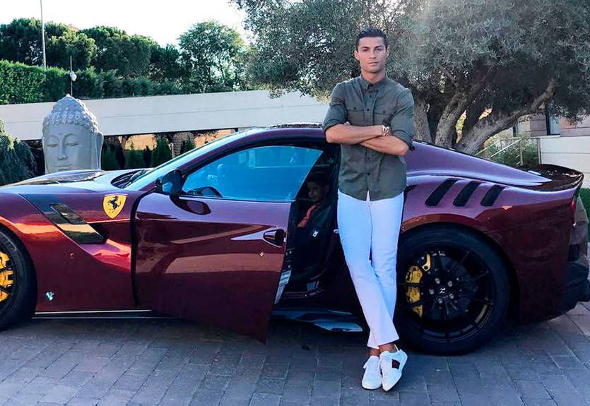 Роналду является владельцем автопарка стоимостью 17 млн фунтов