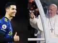 Когда сын давно не забивает: Мама Роналду подарила Папе Римскому футболку своего сына