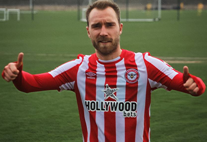 Эриксен в свой день рождения отметился дебютным ассистом за Брентфорд