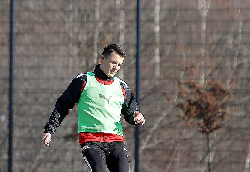 Коноплянка провел первую тренировку в составе Краковии