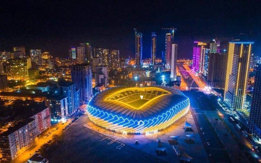 Стадион Adjarabet Arena / twitter.com/UKRinGEO