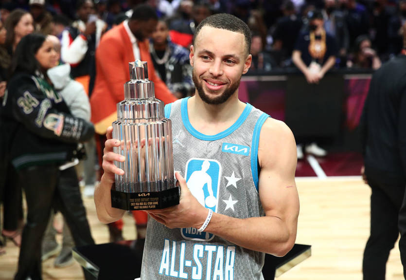 Карри - MVP Матча всех звезд НБА Карри - MVP Матча всех звезд НБА