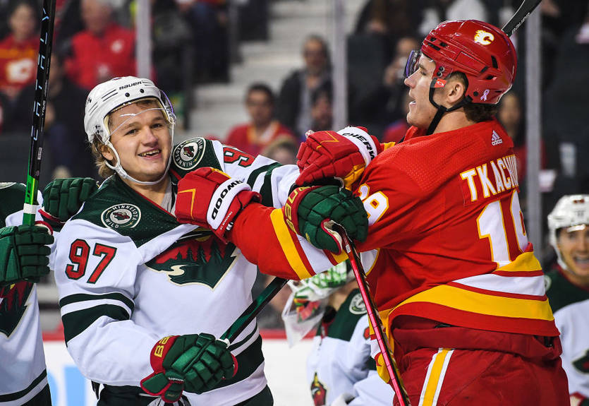 НХЛ: Калгари в результативном матче обыграл Миннесоту, Флорида уступила Эдмонтону НХЛ: Калгари в результативном матче обыграл Миннесоту, Флорида уступила Эдмонтону