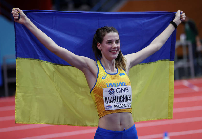 Магучих - чемпионка мира по прыжкам в высоту в помещении Магучих - чемпионка мира по прыжкам в высоту в помещении