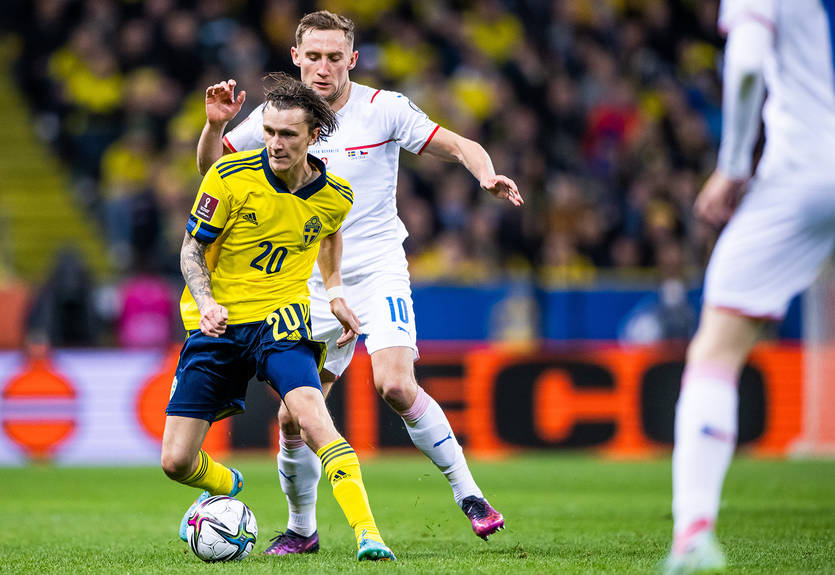 Швеция обыграла Чехию и вышла в финал отбора ЧМ-2022