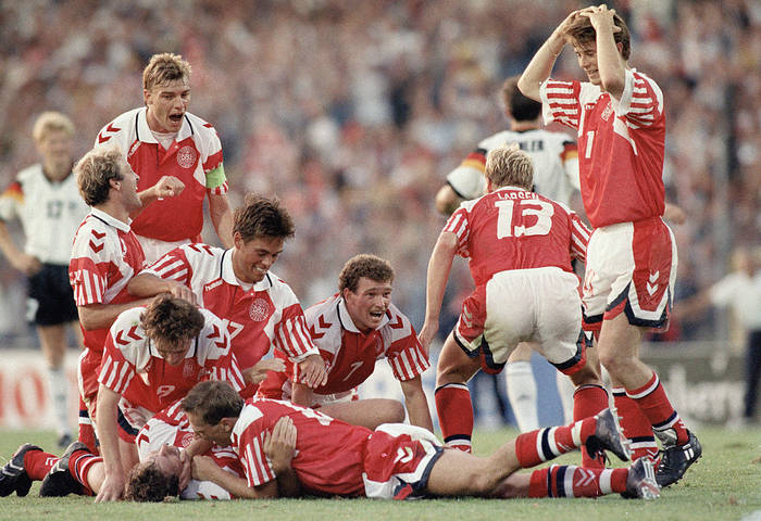 Сборная Дании выиграла Евро-1992