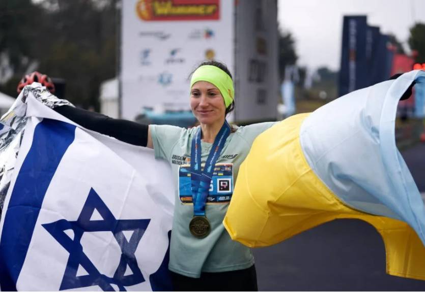 Беженка из Украины выиграла марафон в Иерусалиме
