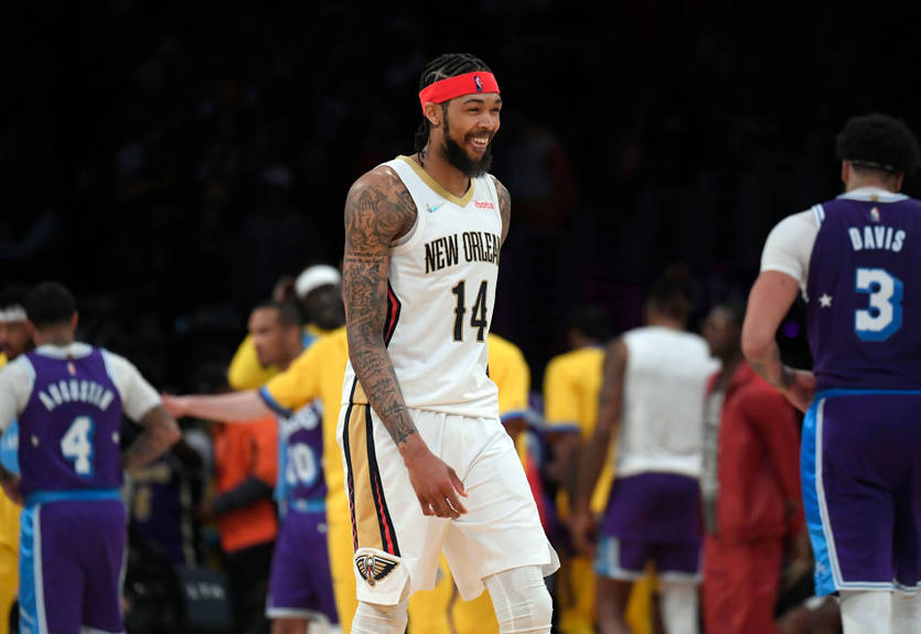 Ингрэм поиздевался над ЛеБроном за промах в концовке матча Лейкерс - Пеликанс