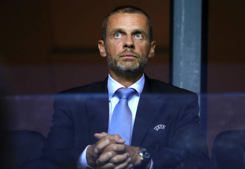 "Пока нет причин": Президент УЕФА отреагировал на призыв прекратить трансляцию еврокубков в России