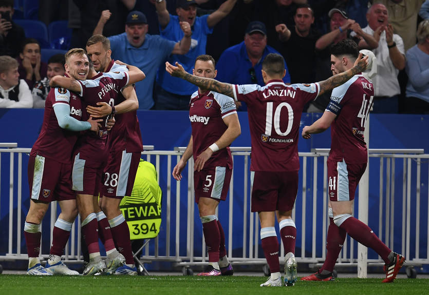 Вест Хэм на выезде расправился с Лионом, завоевав путевку в полуфинал Лиги Европы