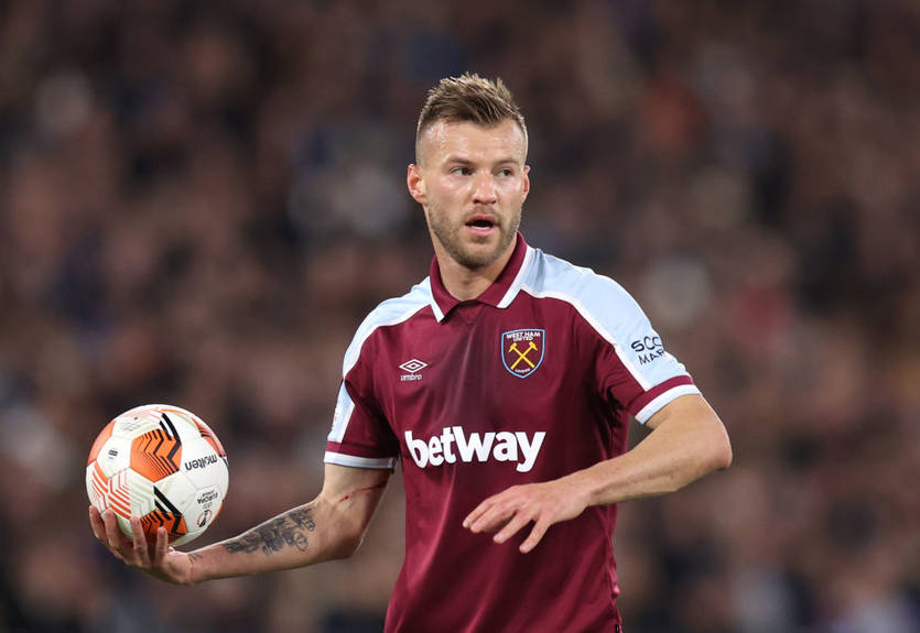 Ярмоленко остался в запасе Вест Хэма на матч против Бернли