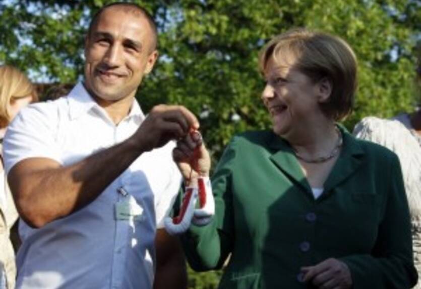 Абрахам встретился с Ангелой Меркель