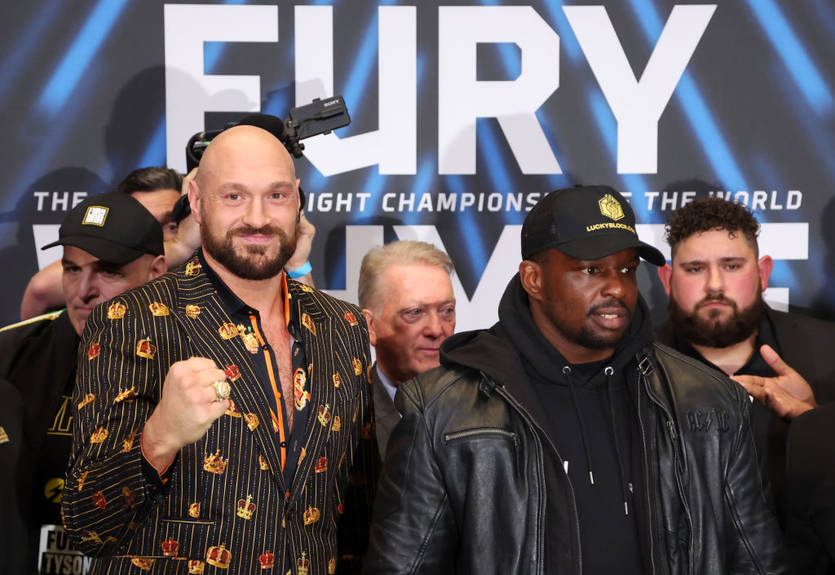 Фьюри и Уайт провели дуэль взглядов перед боем