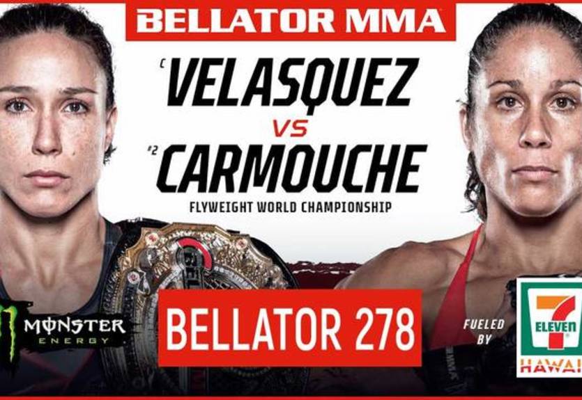 Кармуш - Веласкес: видео лучших моментов главного боя Bellator 278