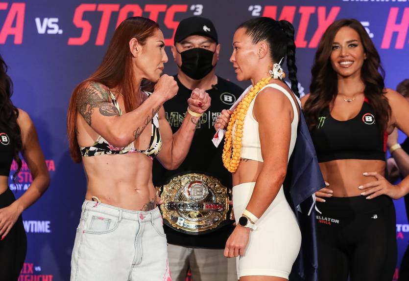 Крис Сайборг - Арлин Бленкоу: видео лучших моментов главного боя Bellator 279