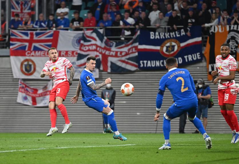 Шедевральный гол с лета в обзоре матча РБ Лейпциг - Рейнджерс