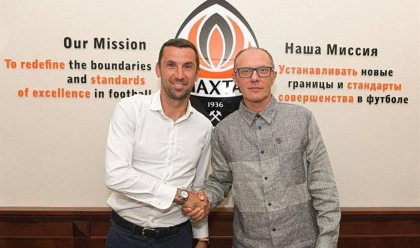 Дарио Срна и Карло Николини / ФК Шахтер Донецк