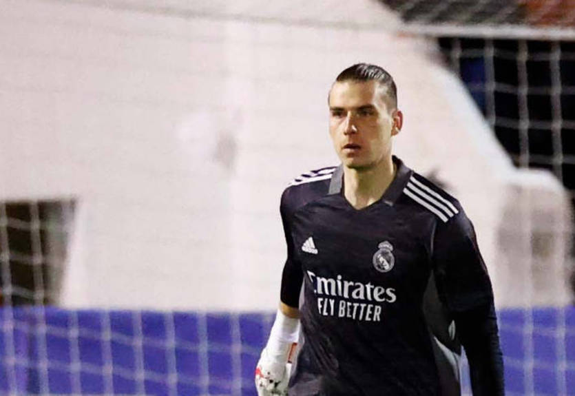 Лунин отпраздновал чемпионство Реала с флагом Украины