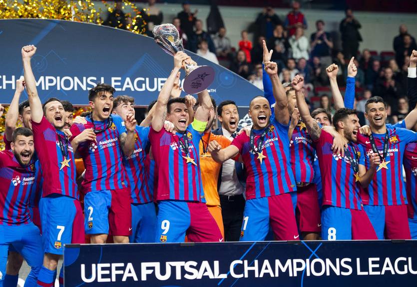 Барселона - победитель Лиги чемпионов по футзалу