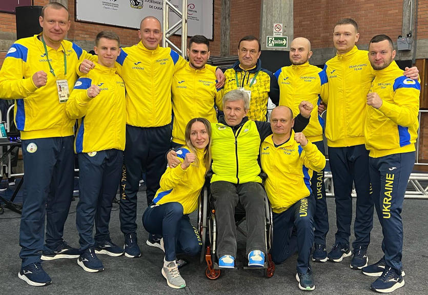 Сборная Украины выиграла девять медалей в первый день Дефлимпиады