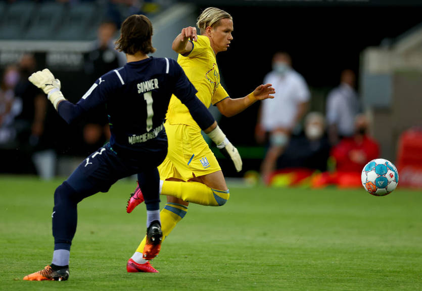 Боруссия Менхенгладбах - сборная Украины 1:2 видео голов и обзор матча