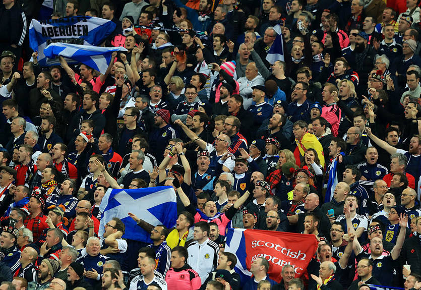 Болельщики сборной Шотландии будут петь гимн Украины в матче отбора Болельщики сборной Шотландии будут петь гимн Украины в матче отбора