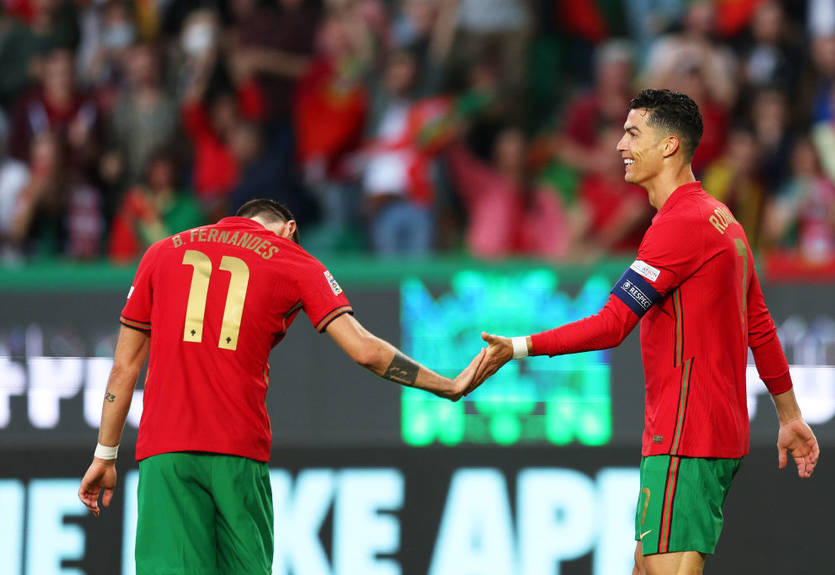 Лига наций: Испания спаслась от поражения Чехии, дубль Роналду помог Португалии разгромить Швейцарию