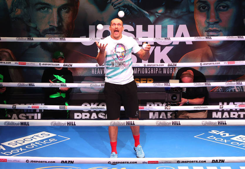 Вусік показав, як готується до реваншу з Джошуа