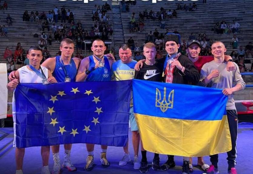 Збірна України з боксу здобула 5 медалей на змаганнях у Греції