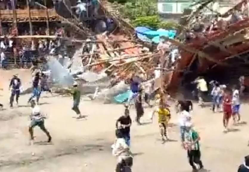 У Колумбії під час боїв биків обвалилася трибуна стадіону: є загиблі, сотні постраждалих