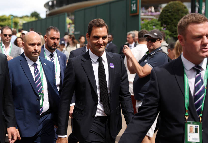 Федерер прибув до Лондона і відвідав Вімблдон Федерер прибув до Лондона і відвідав Вімблдон