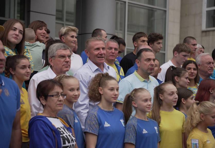 Президент МОК посетил Украину