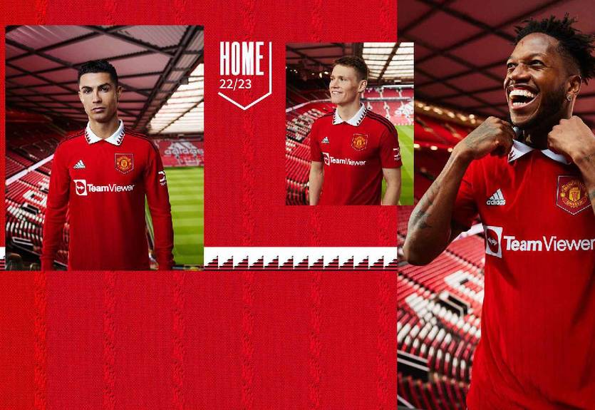 Манчестер Юнайтед роликом с Кантона презентовал новую домашнюю форму