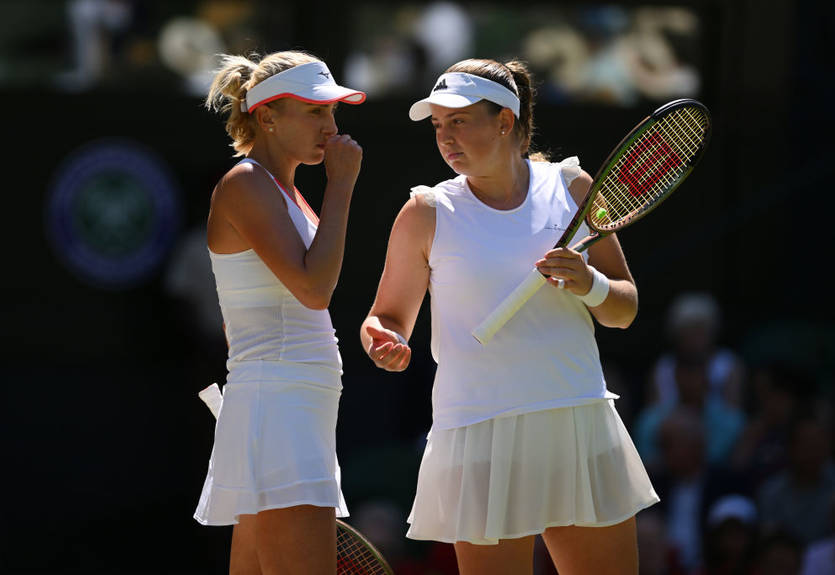 Людмила Киченок и Остапенко не смогли выйти в финал парного разряда Уимблдона Людмила Киченок и Остапенко не смогли выйти в финал парного разряда Уимблдона