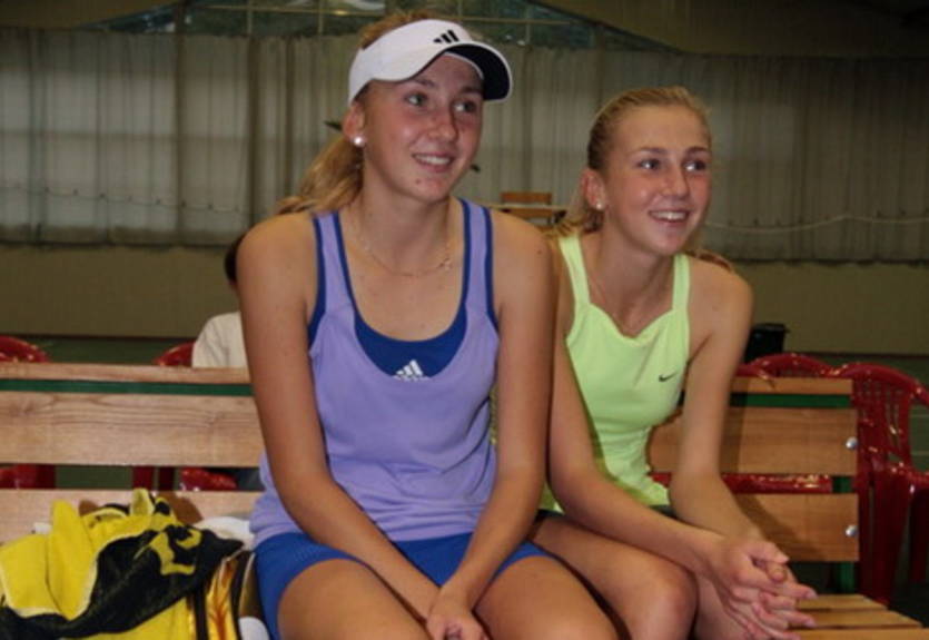 Сестры Киченок проигрывают парный финал в Харькове