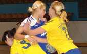 Гандболистки молодежной сборной провели первый спарринг перед квалификацией ЧМ-2010