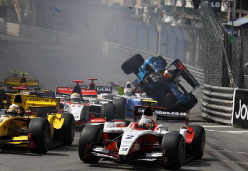 GP2. Гран-при Монако. Первая гонка