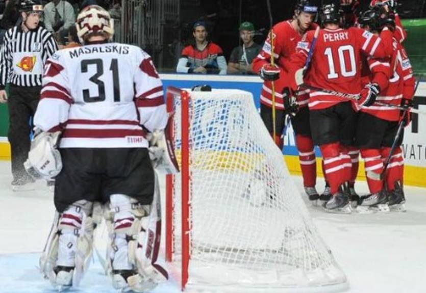 ЧМ. Канада размялась на Латвии