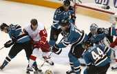 НХЛ. Сан-Хосе выигрывает первый матч серии с Детройтом